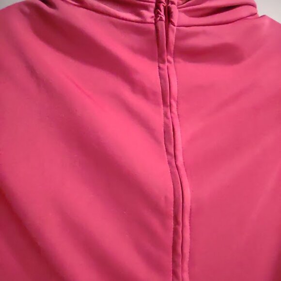 JODY T OF CALIFORNIA VINTAGE 70S RED DRESS DOUBLE TIE COWL, BACK ZIPPER SIZE  9 - Picture 6 of 11